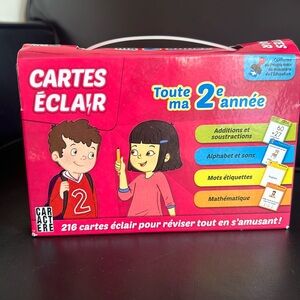French Grade 2 flash cards.